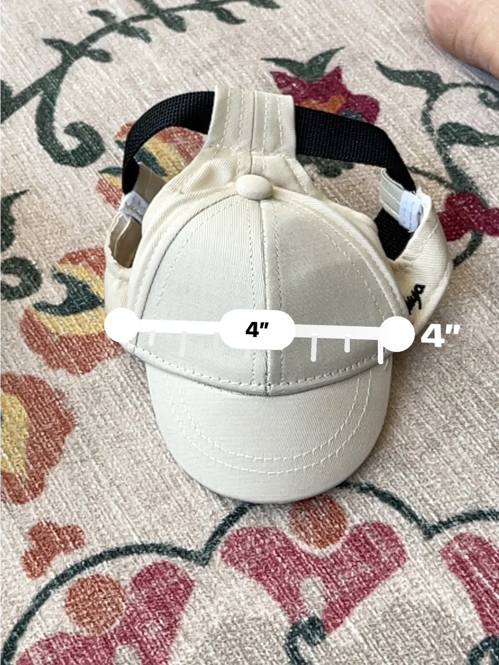 Los Angeles Rams Navy Pet Cap + Cream Adjustable Dog Hat Duo